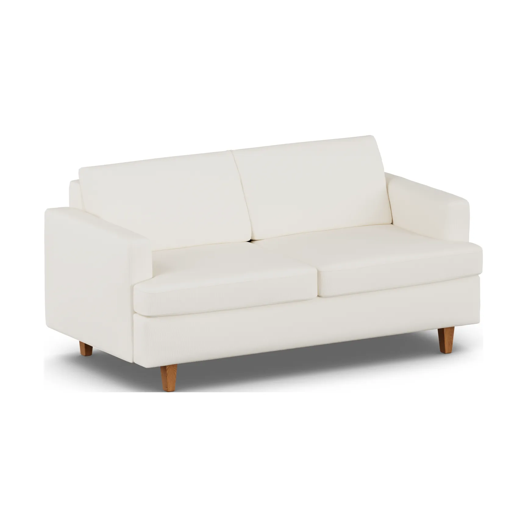 Divano letto Binga a 2,5 posti, Jump Off White 1954-rovere 1898