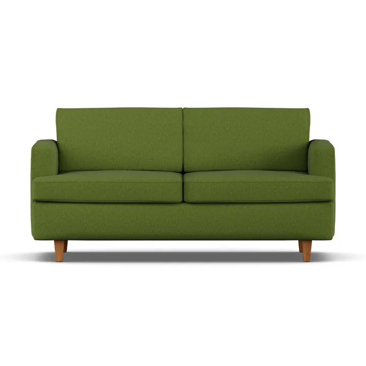 Divano letto Binga a 2,5 posti - Luiza Green 3975-frassino tinto rovere - 1898