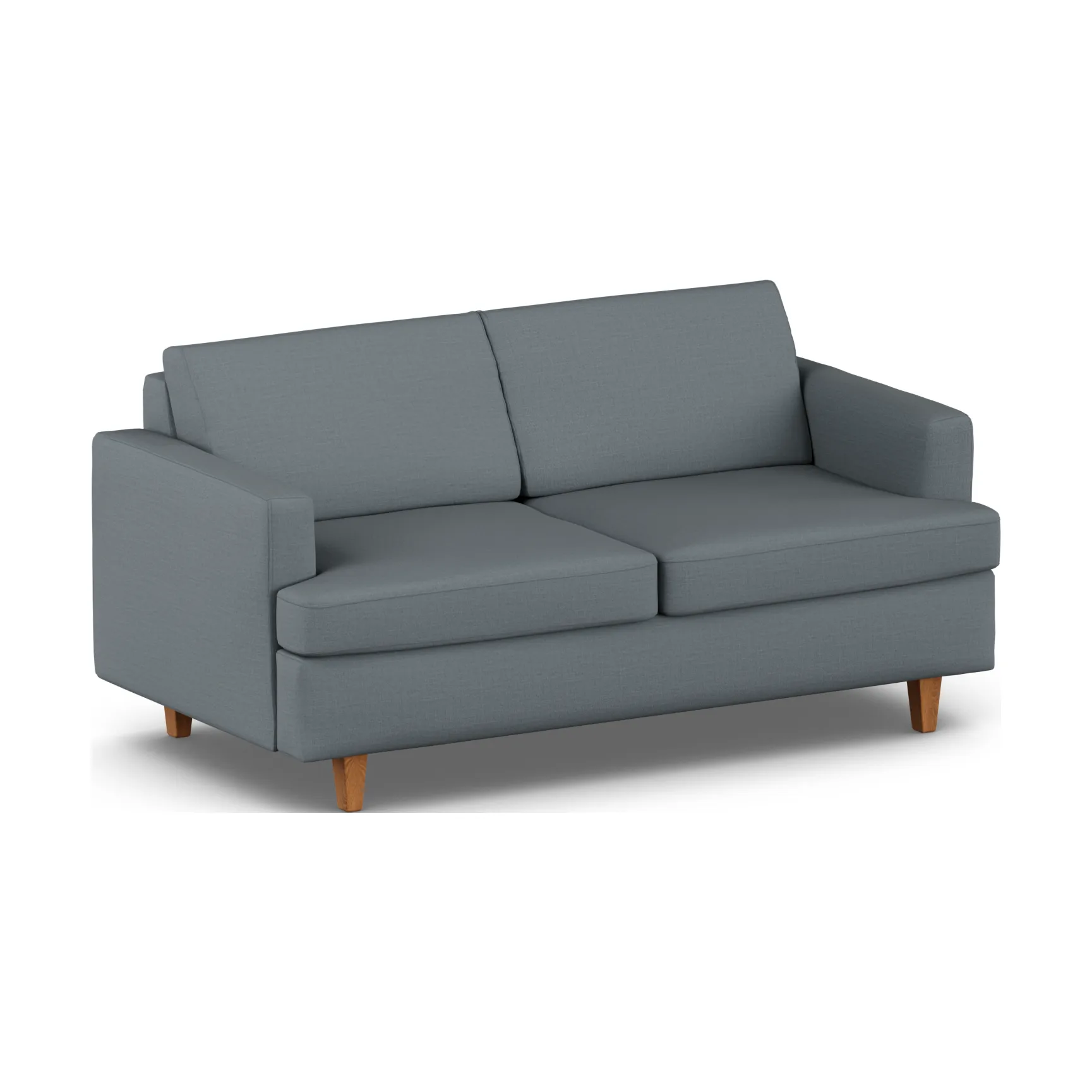 Divano letto Binga a 2,5 posti, Same Blue 6678-frassino tinto rovere 1898