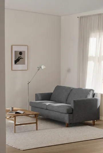 Divano letto Binga a 2,5 posti - Same Blue 6678-frassino tinto rovere - 1898
