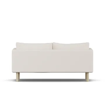 Divano Linnevik - Caleido Beige 9600-rovere oliato bianco, 2 sedute - 1898