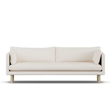 Divano Linnevik - Caleido Beige 9600-rovere oliato bianco, 4 sedute - 1898
