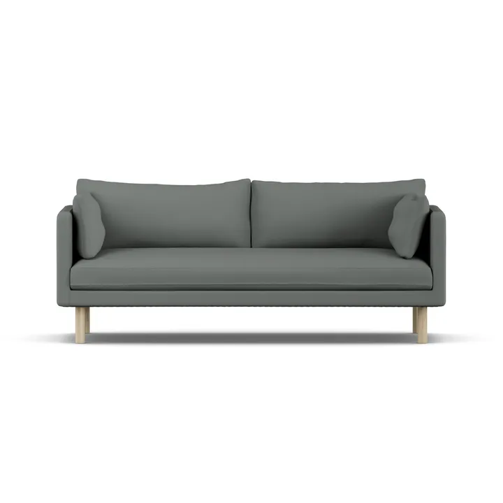 Divano Linnevik - Caleido Grey 1240-rovere oliato bianco, 3 sedute - 1898