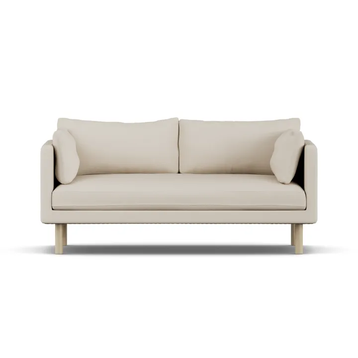 Divano Linnevik - Jump Beige 1956-rovere oliato bianco, 2 sedute - 1898