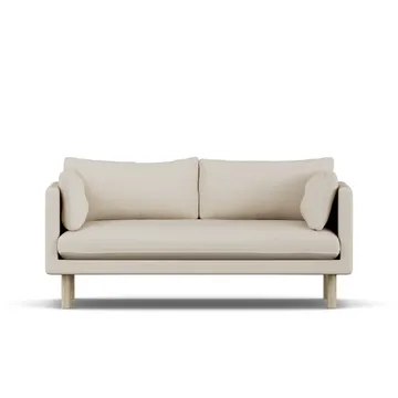 Divano Linnevik - Jump Beige 1956-rovere oliato bianco, 2 sedute - 1898