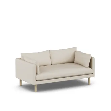 Divano Linnevik - Jump Beige 1956-rovere oliato bianco, 2 sedute - 1898