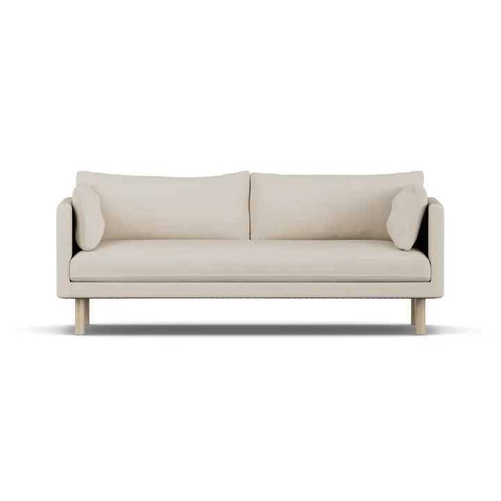 Divano Linnevik - Jump Beige 1956-rovere oliato bianco, 3 sedute - 1898
