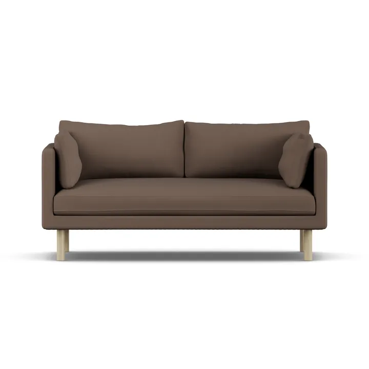 Divano Linnevik - Jump Brown 1955 1955-rovere oliato bianco, 2 sedute - 1898