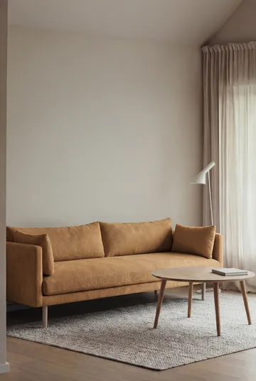 Divano Linnevik - Jump Honey 1959-rovere oliato bianco, 4 sedute - 1898