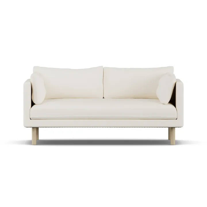 Divano Linnevik - Jump Off White 1954-rovere oliato bianco, 2 sedute - 1898