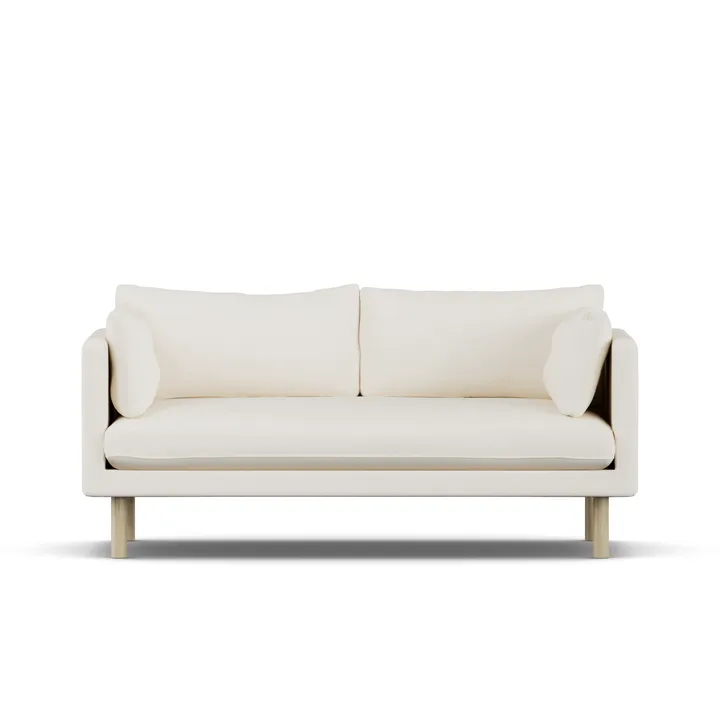Divano Linnevik - Jump Off White 1954-rovere oliato bianco, 2 sedute - 1898