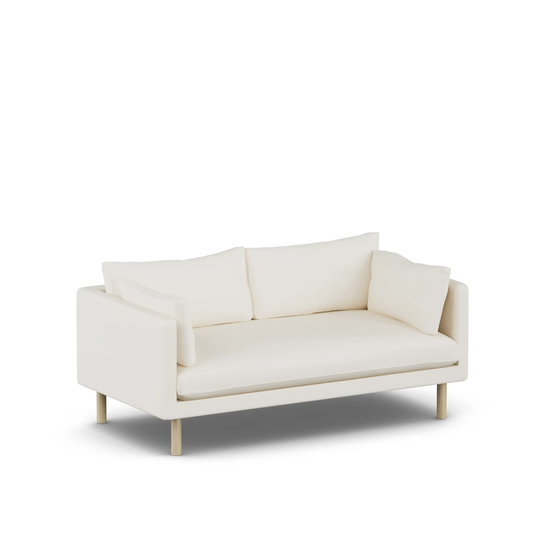 Divano Linnevik, Jump Off White 1954-rovere oliato bianco, 2 sedute 1898