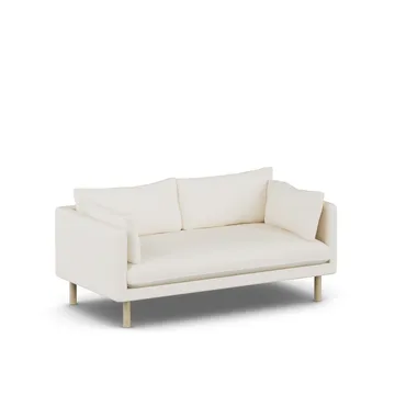 Divano Linnevik - Jump Off White 1954-rovere oliato bianco, 2 sedute - 1898