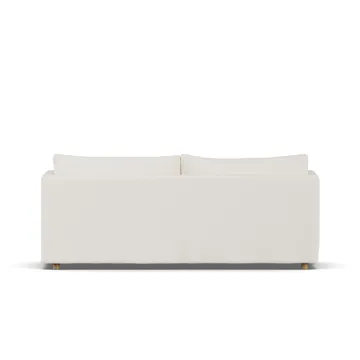 Divano Linnevik - Jump off white 1954-rovere oliato bianco, 3 sedute, con gonna - 1898