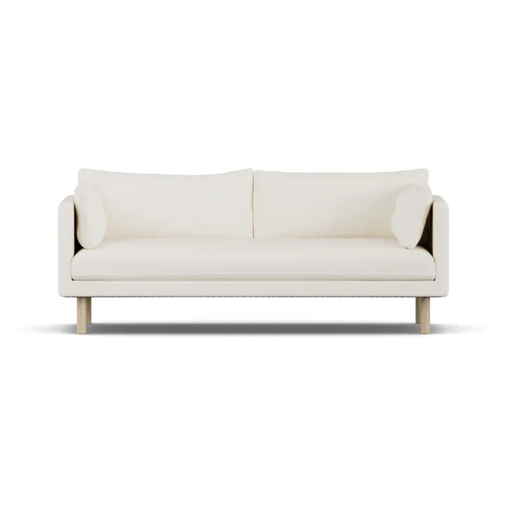 Divano Linnevik - Jump Off White 1954-rovere oliato bianco, 3 sedute - 1898