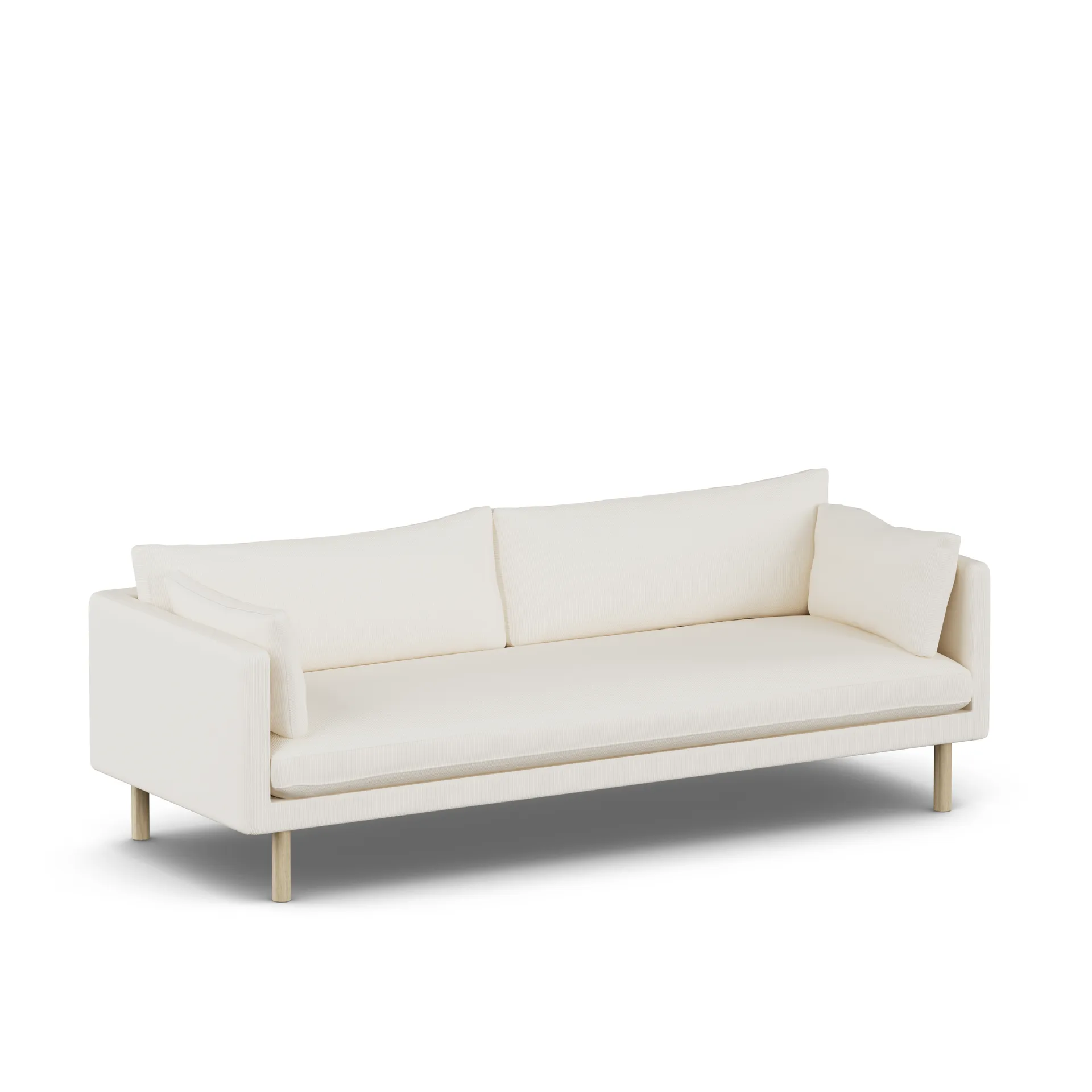 Divano Linnevik, Jump Off White 1954-rovere oliato bianco, 4 sedute 1898