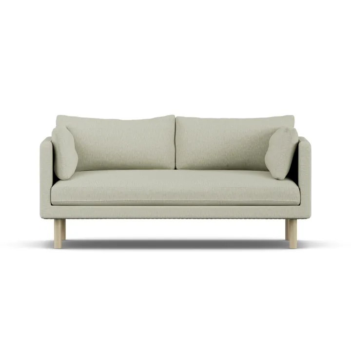 Divano Linnevik - Luiza Beige 3981-rovere oliato bianco, 2 sedute - 1898