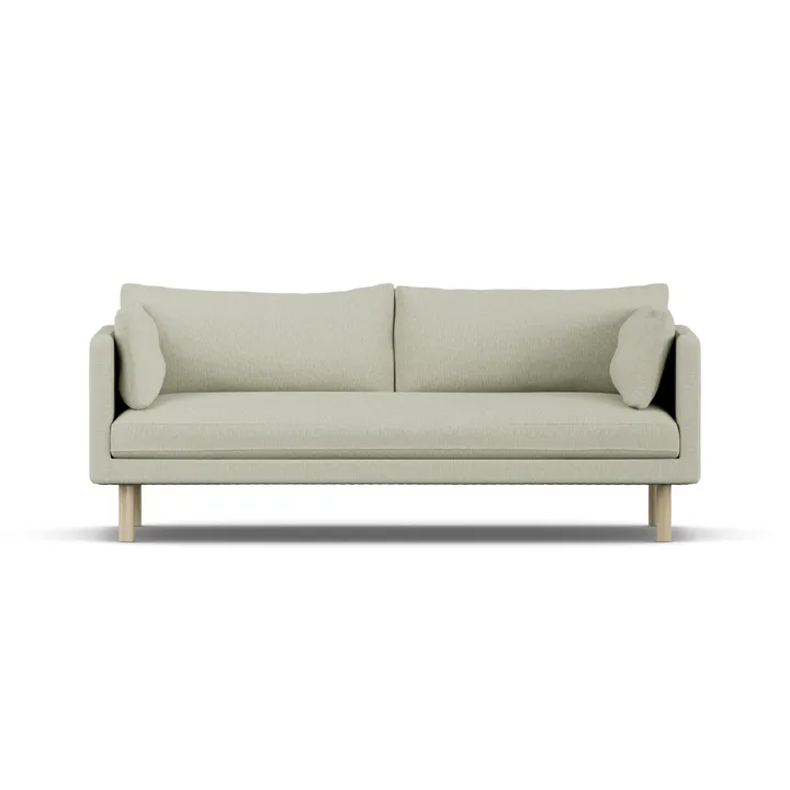 Divano Linnevik - Luiza Beige 3981-rovere oliato bianco, 3 sedute - 1898