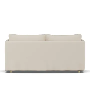Divano Linnevik - Same Beige 6670-rovere oliato bianco, 2 sedute, con gonna - 1898
