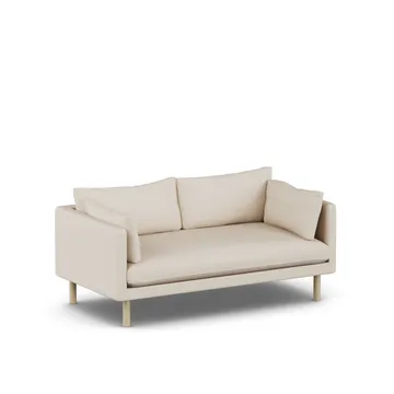 Divano Linnevik - Same Beige 6670-rovere oliato bianco, 2 sedute - 1898