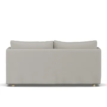Divano Linnevik - Same Grey 6673-rovere oliato bianco, 2 sedute, con gonna - 1898