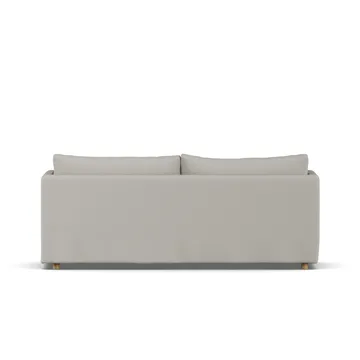 Divano Linnevik - Same Grey 6673-rovere oliato bianco, 3 sedute, con gonna - 1898