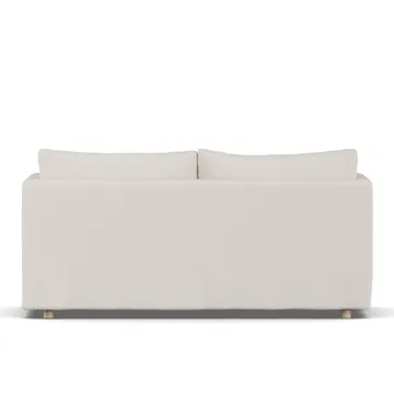 Divano Linnevik - Same Off White 6671-rovere oliato bianco, 2 sedute, con gonna - 1898