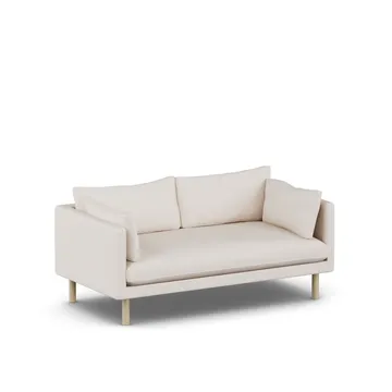 Divano Linnevik - Same Off White 6671-rovere oliato bianco, 2 sedute - 1898