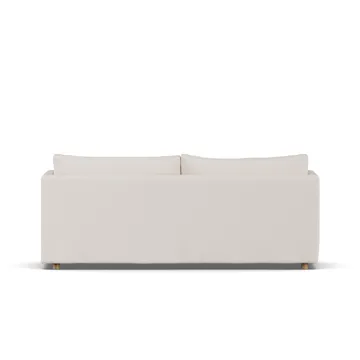Divano Linnevik - Same Off White 6671-rovere oliato bianco, 3 sedute, con gonna - 1898