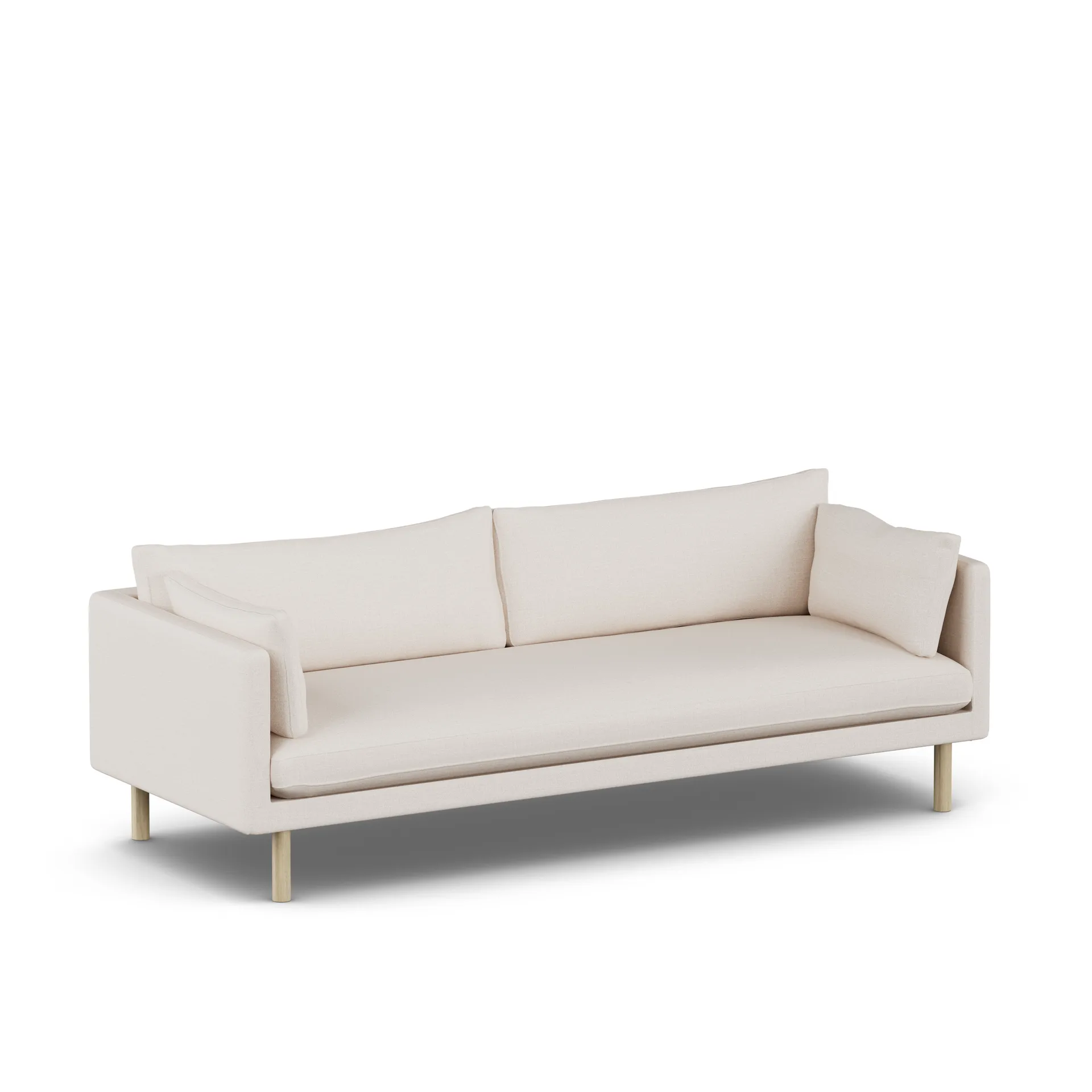 Divano Linnevik, Same Off White 6671-rovere oliato bianco, 4 sedute 1898