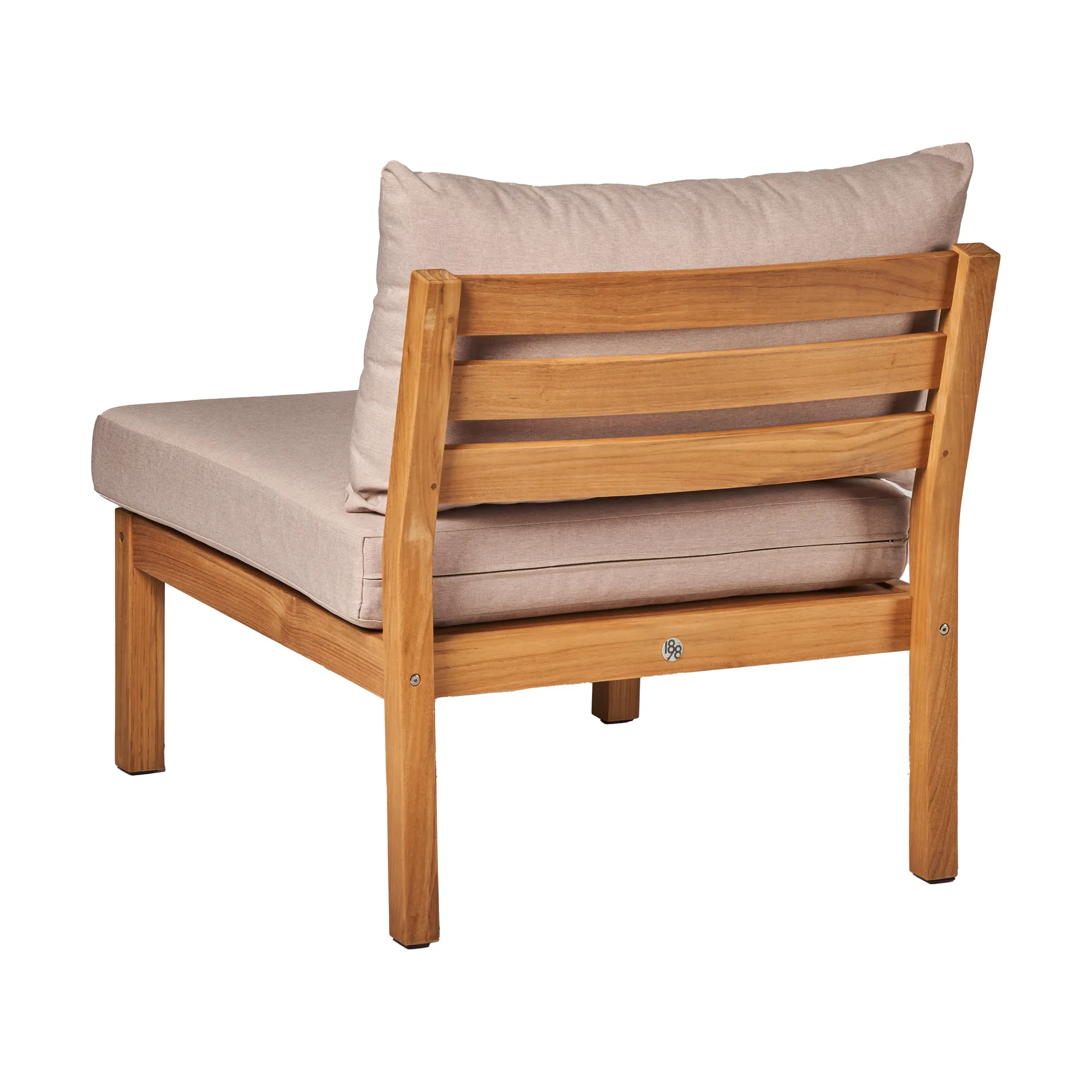 Divano modulare centrale Stockaryd in teak/beige 1898