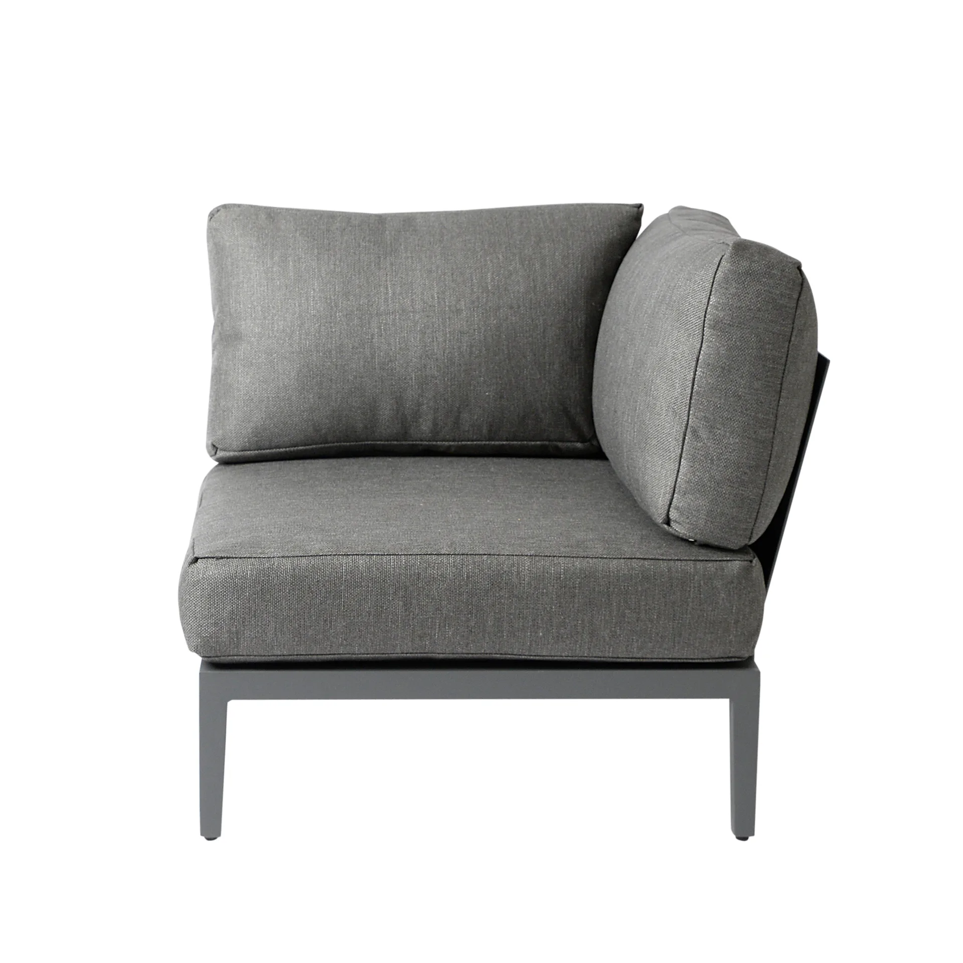 Divano modulare Santander modulo angolare, Grigio 1898