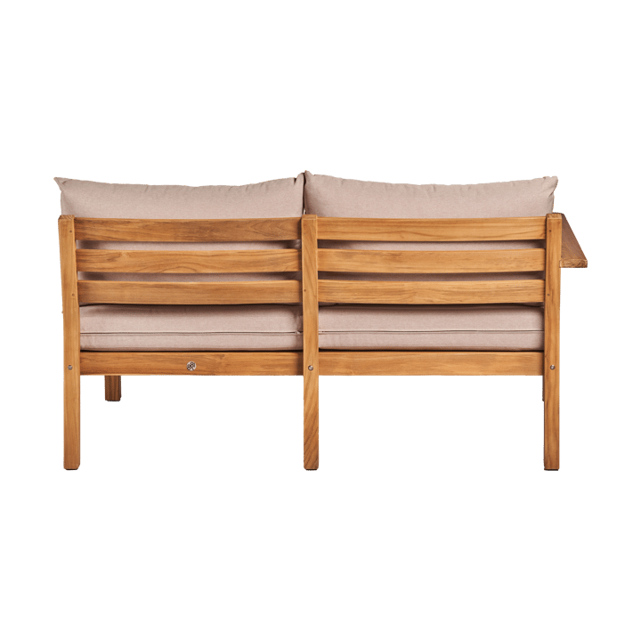 Divano modulare Stockaryd a 2 posti destra in teak/beige 1898