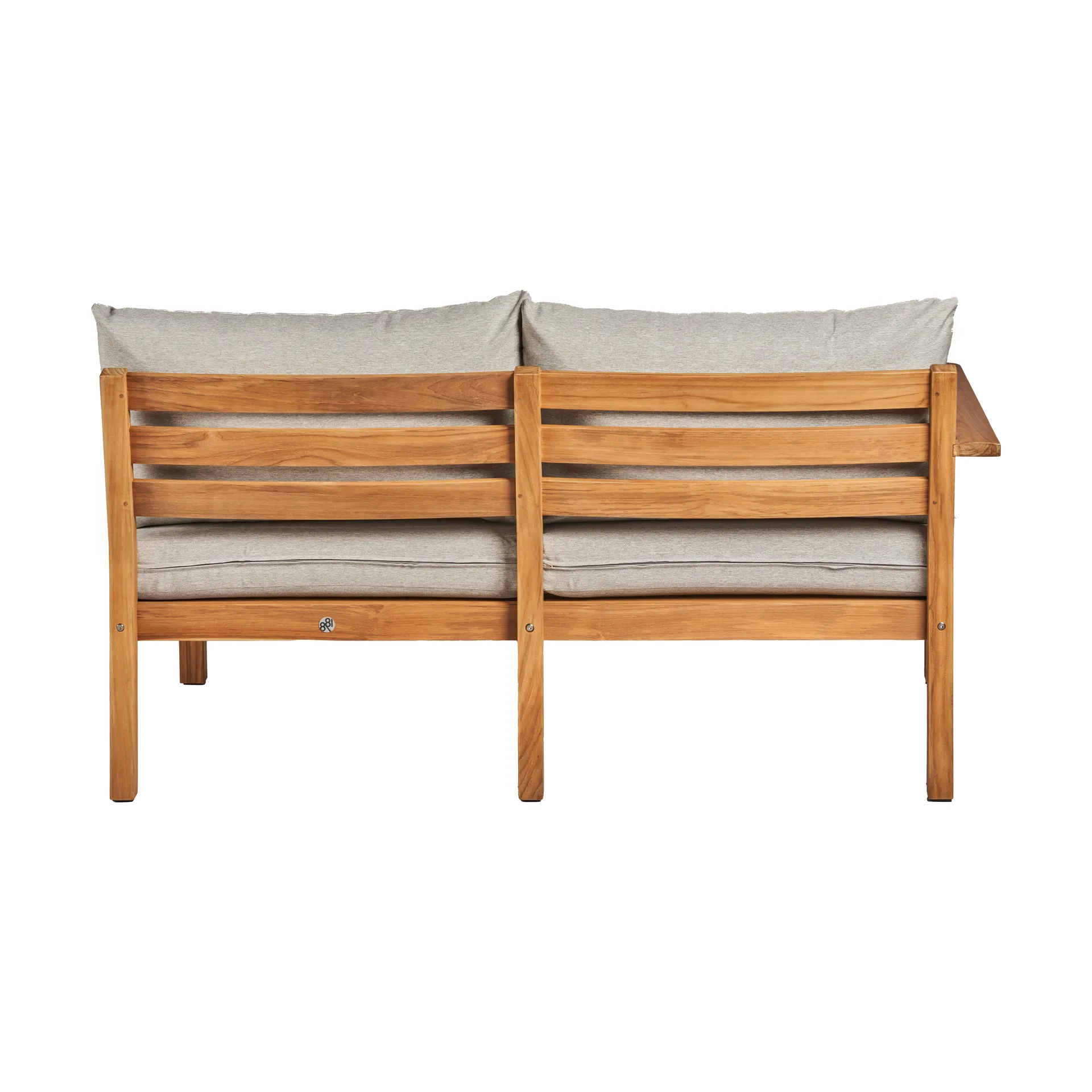 Divano modulare Stockaryd a 2 posti destra in teak/grigio chiaro,  1898