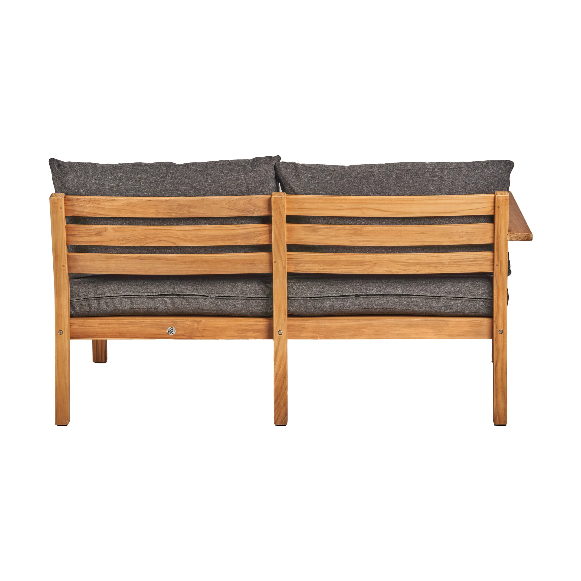 Divano modulare Stockaryd a 2 posti destra in teak/grigio scuro,  1898