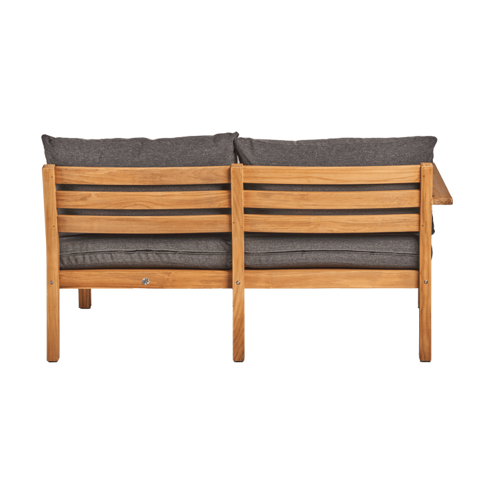 Divano modulare Stockaryd a 2 posti destra in teak/grigio scuro 1898