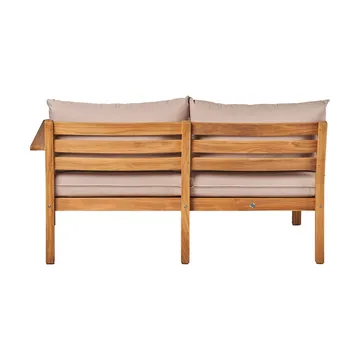 Divano modulare Stockaryd a 2 posti sinistra in teak/beige - 1898