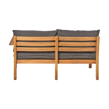 Divano modulare Stockaryd a 2 posti sinistra in teak/grigio scuro - 1898