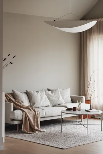 Divano Sjövik - Bern Beige 0341-rovere laccato bianco, 3,5-posti - 1898