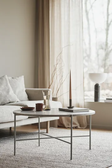 Divano Sjövik - Bern Beige 0341-rovere laccato bianco, 3,5-posti - 1898