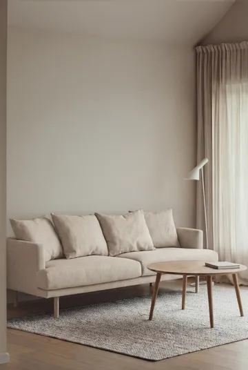 Divano Sjövik - Same Beige 6670-rovere oliato bianco, 3 sedute - 1898