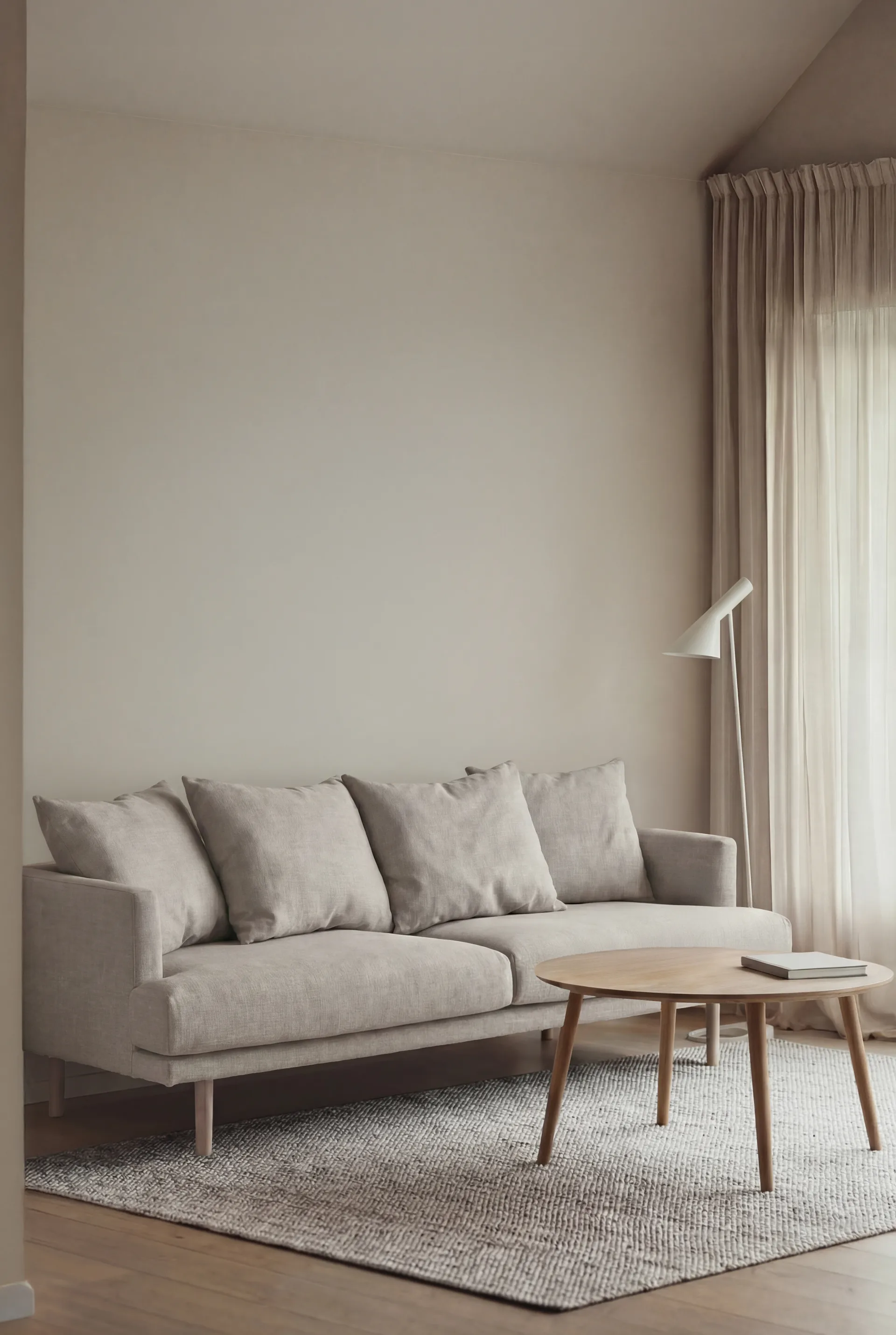 Divano Sjövik, Same Grey 6673-rovere oliato bianco, 3 sedute 1898