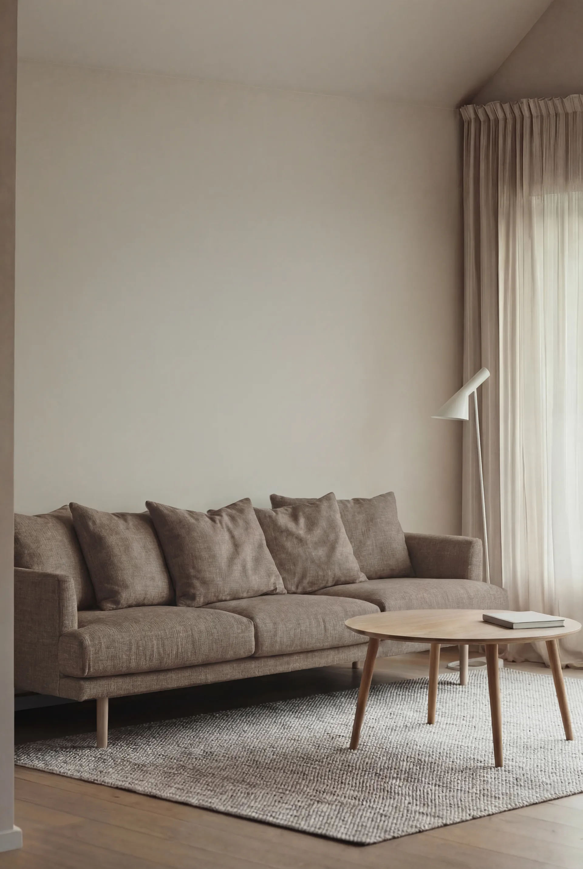 Divano Sjövik, Same Mole 6674-rovere oliato bianco, 3,5 sedute 1898