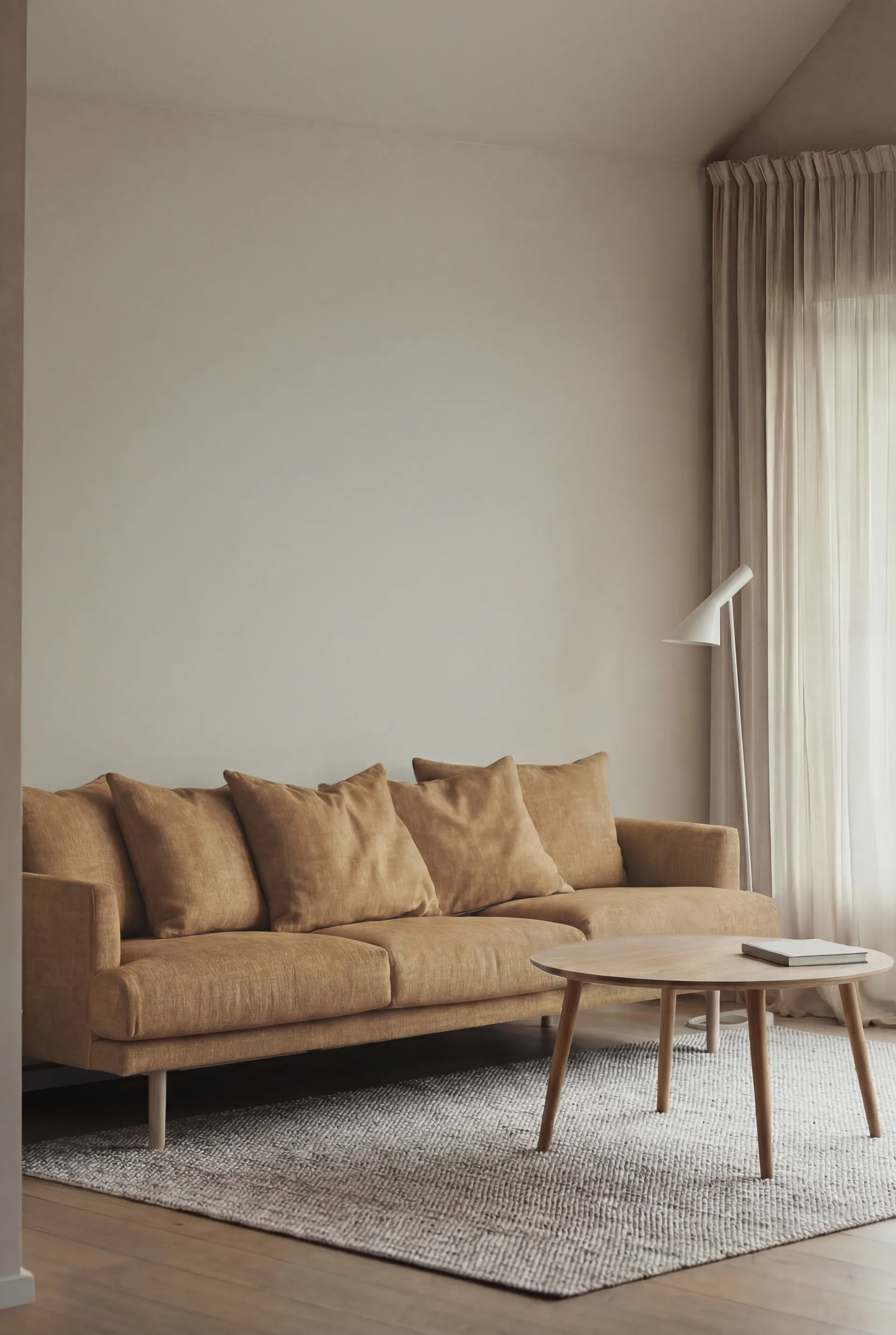 Divano Sjövik, Same Ochre 6676-rovere oliato bianco, 3,5 sedute 1898