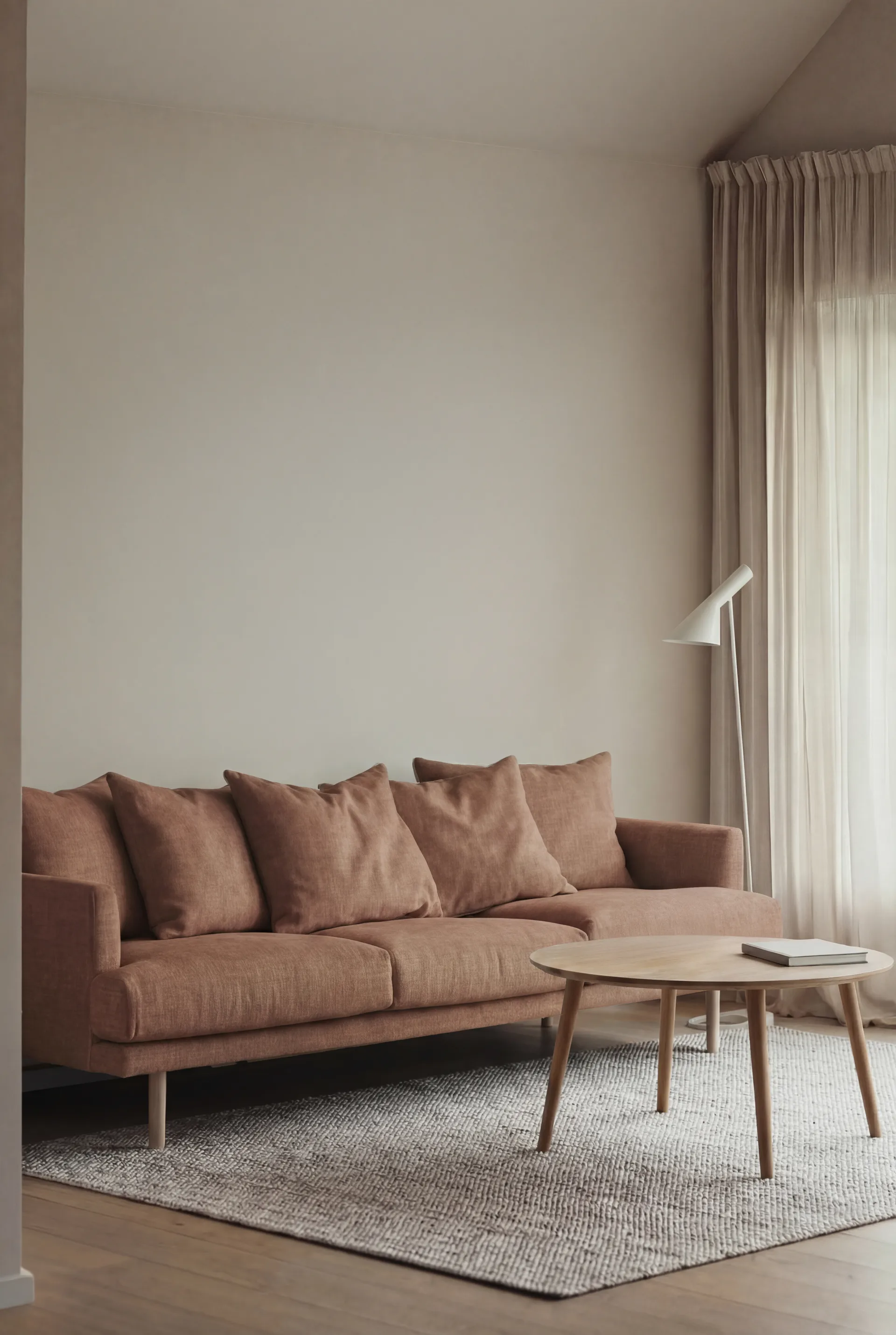 Divano Sjövik, Same Rust 6675-rovere oliato bianco, 3,5 sedute 1898