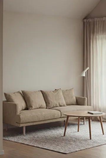 Divano Sjövik - Same Sand 6672-rovere oliato bianco, 3 sedute - 1898