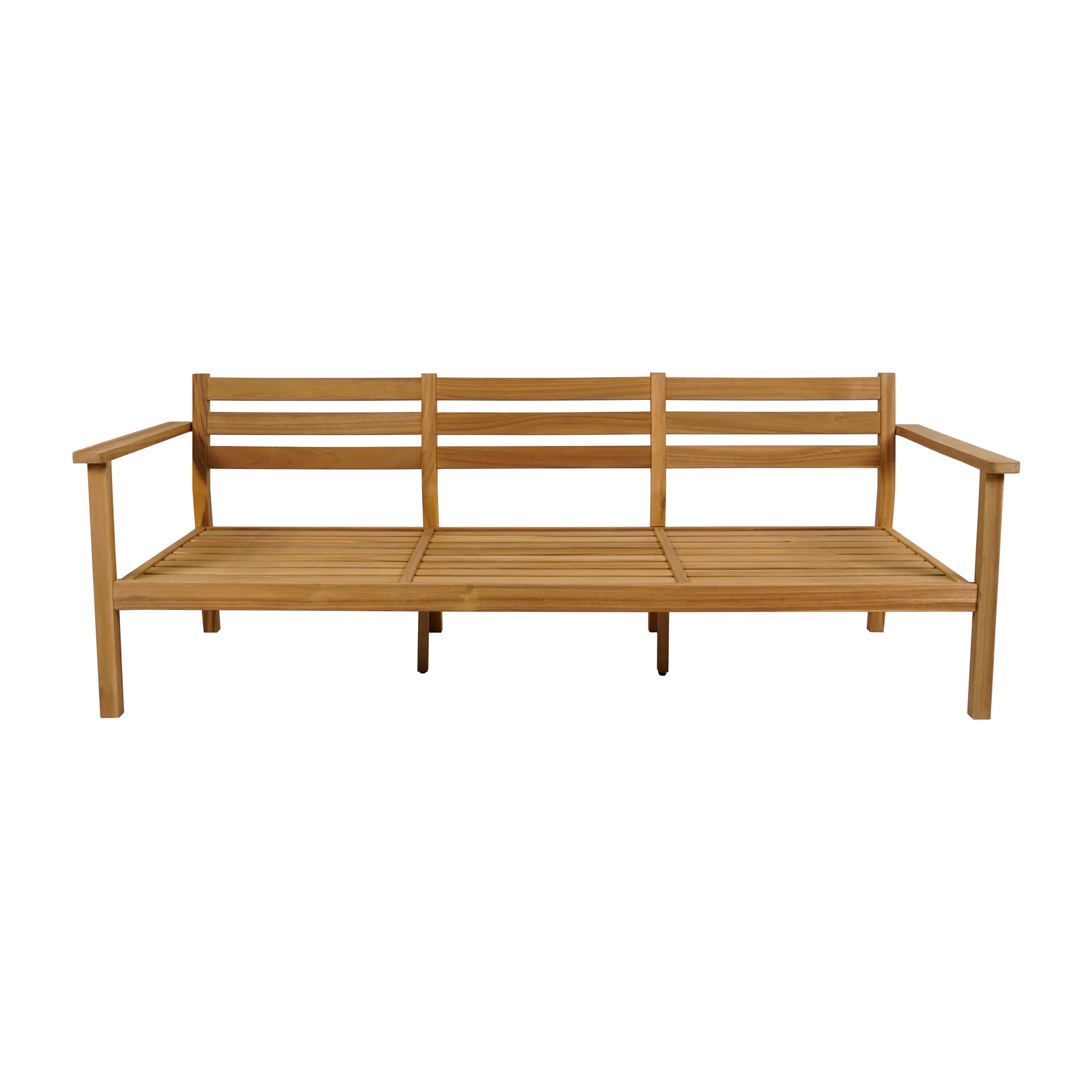 Divano Stockaryd a 3 posti in teak/grigio chiaro 1898