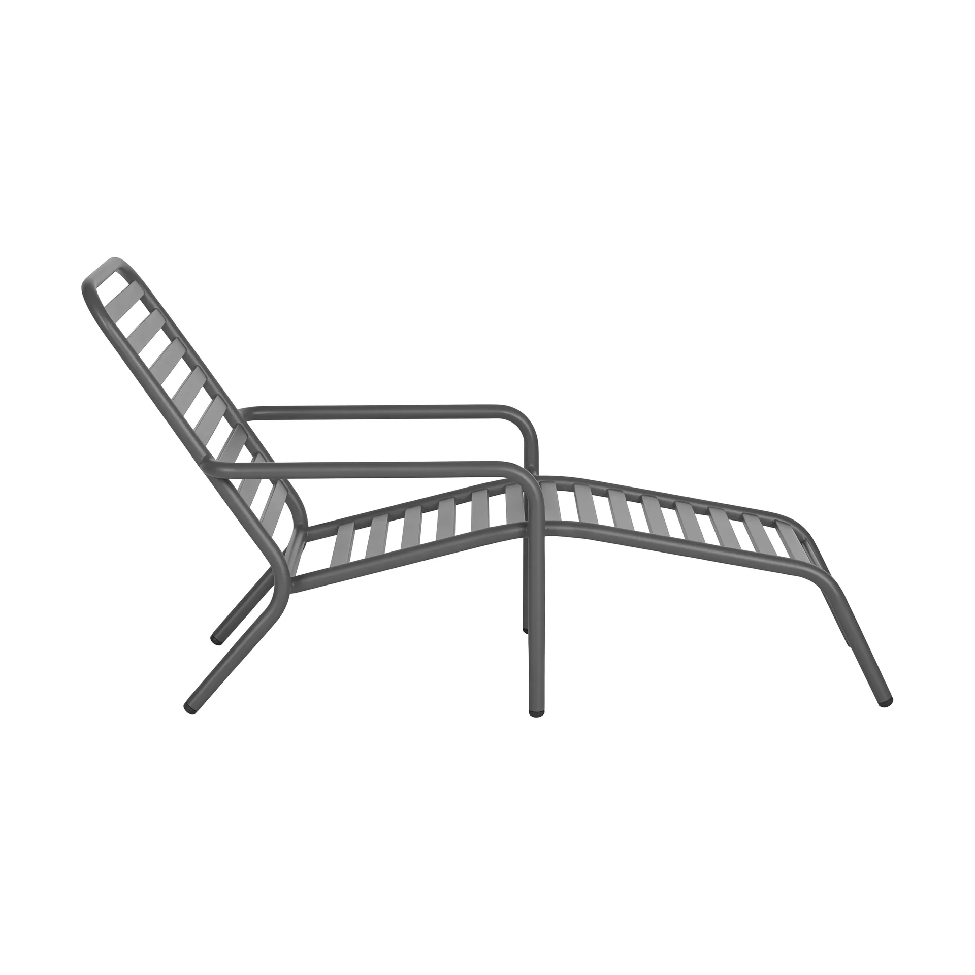 Lettino prendisole Messina, Antracite 1898