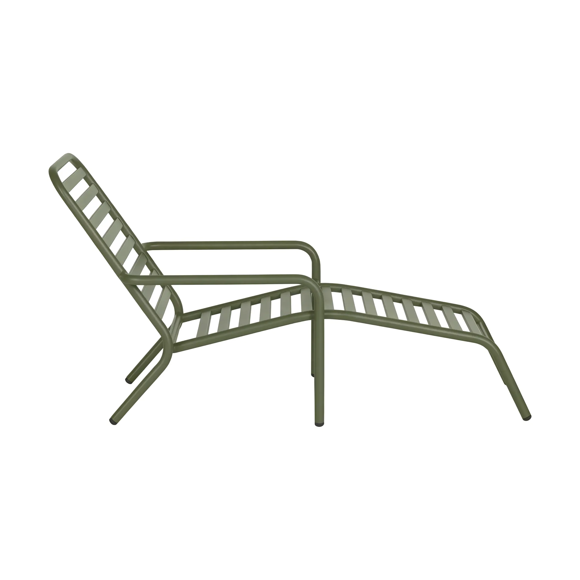 Lettino prendisole Messina, Verde moss 1898