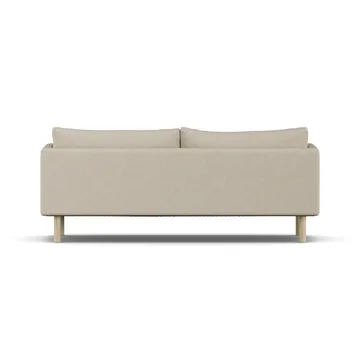 Linnevik divano - Bern Beige 0341-rovere oliato bianco, 3 sedute, senza gonna - 1898